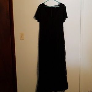 Black dress and belt